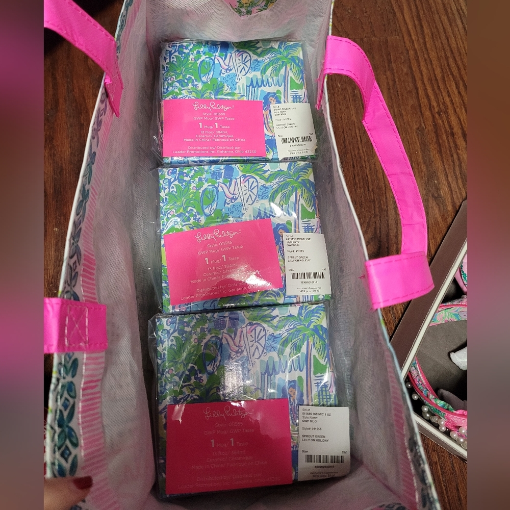 Three NWT Lilly Pulitzer Mugs